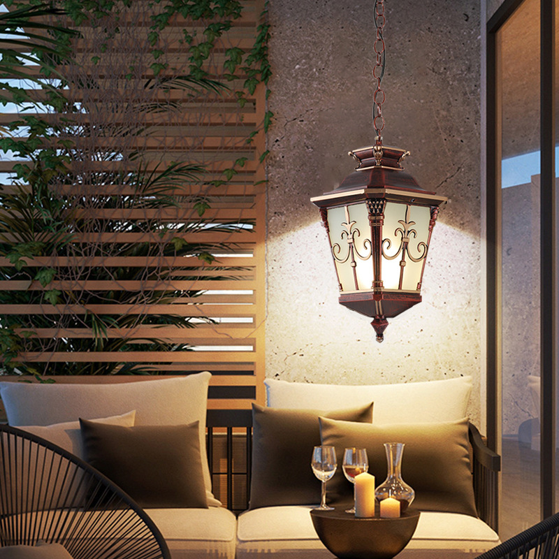 Luzes pendentes de varanda ao  - Outdoor Lighting Bronze avaliação e preço