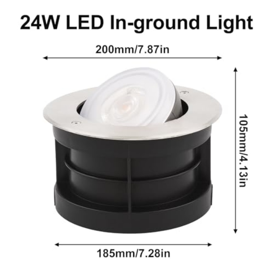 Luminária de Embutir no Solo c - Outdoor Lighting Ground Fixtures avaliação e preço